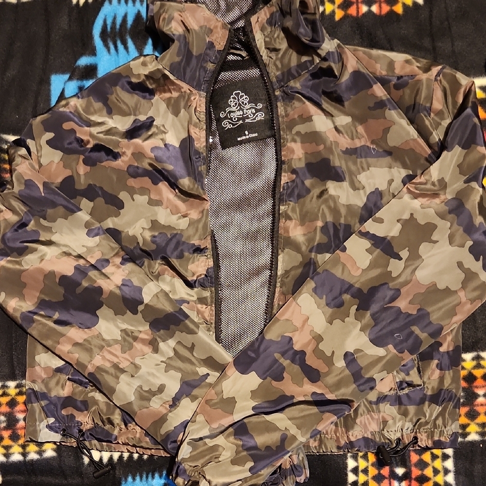 Camouflage Hooded Jacket